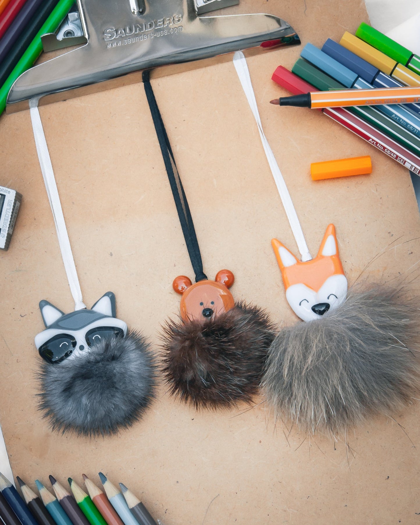 Trio Ornements Animaux