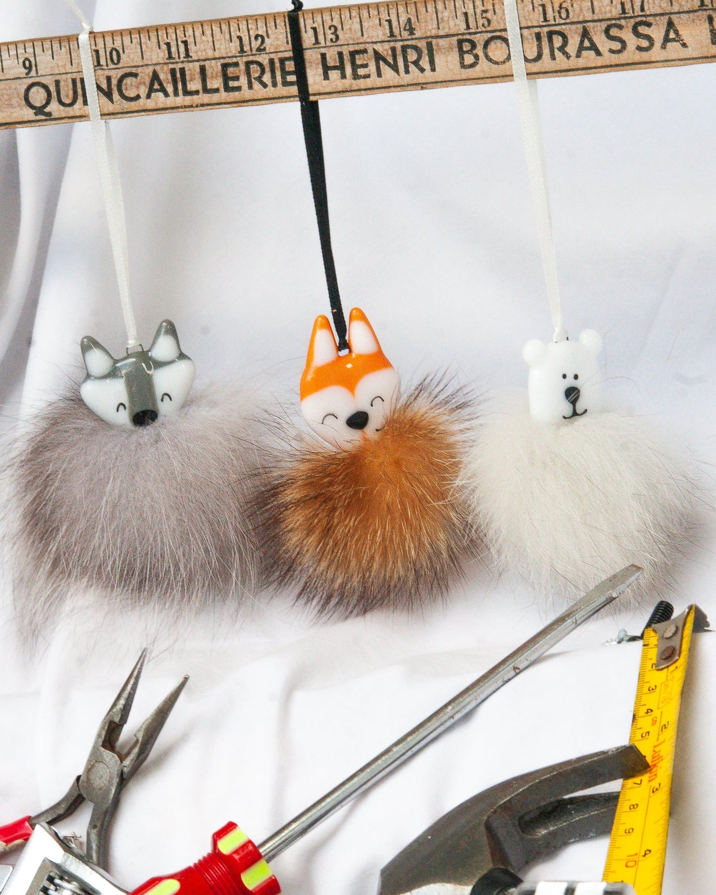 Trio Ornements Animaux