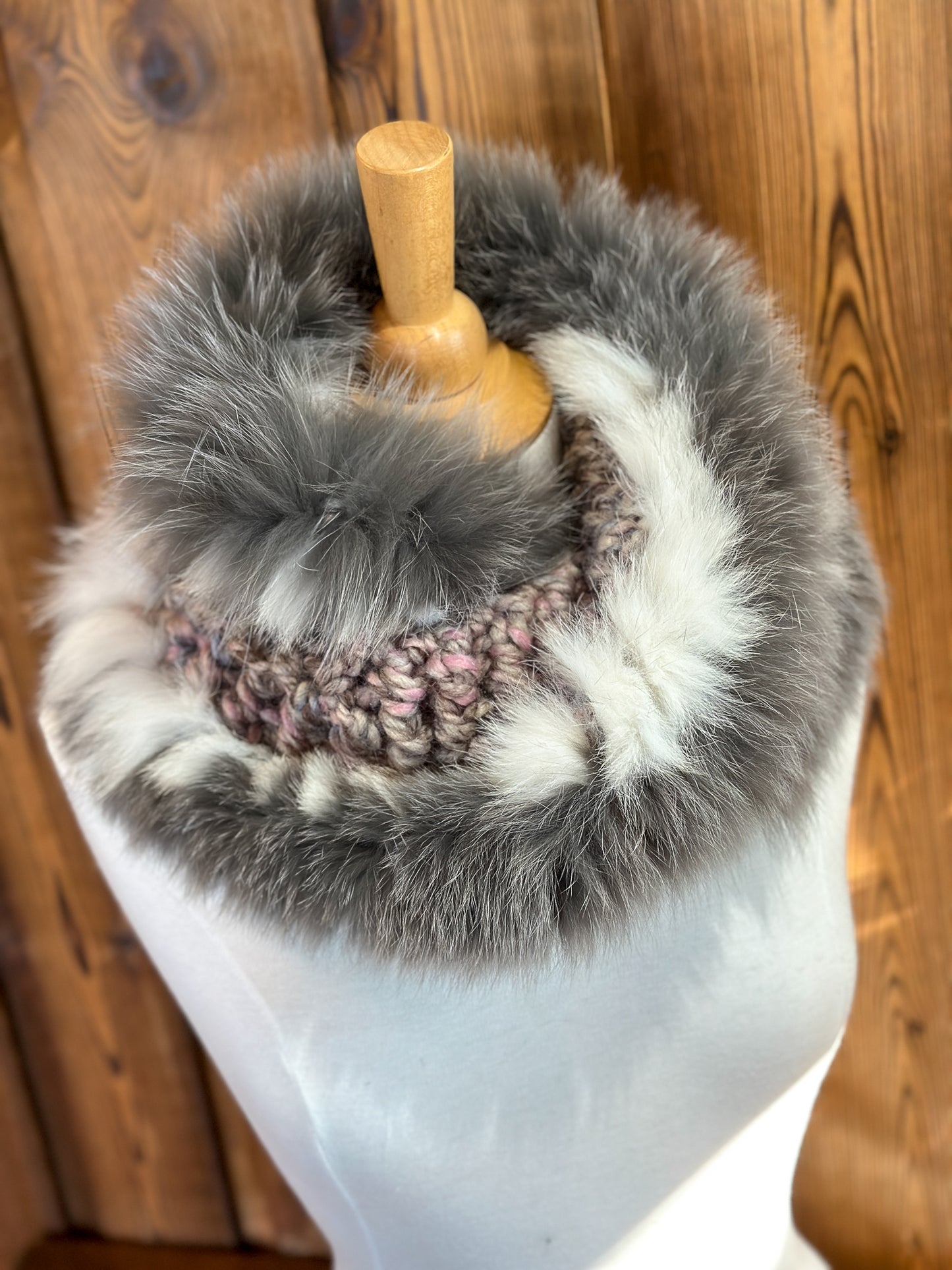 Recycled Fur Earmuffs, Ginger Wild Cat