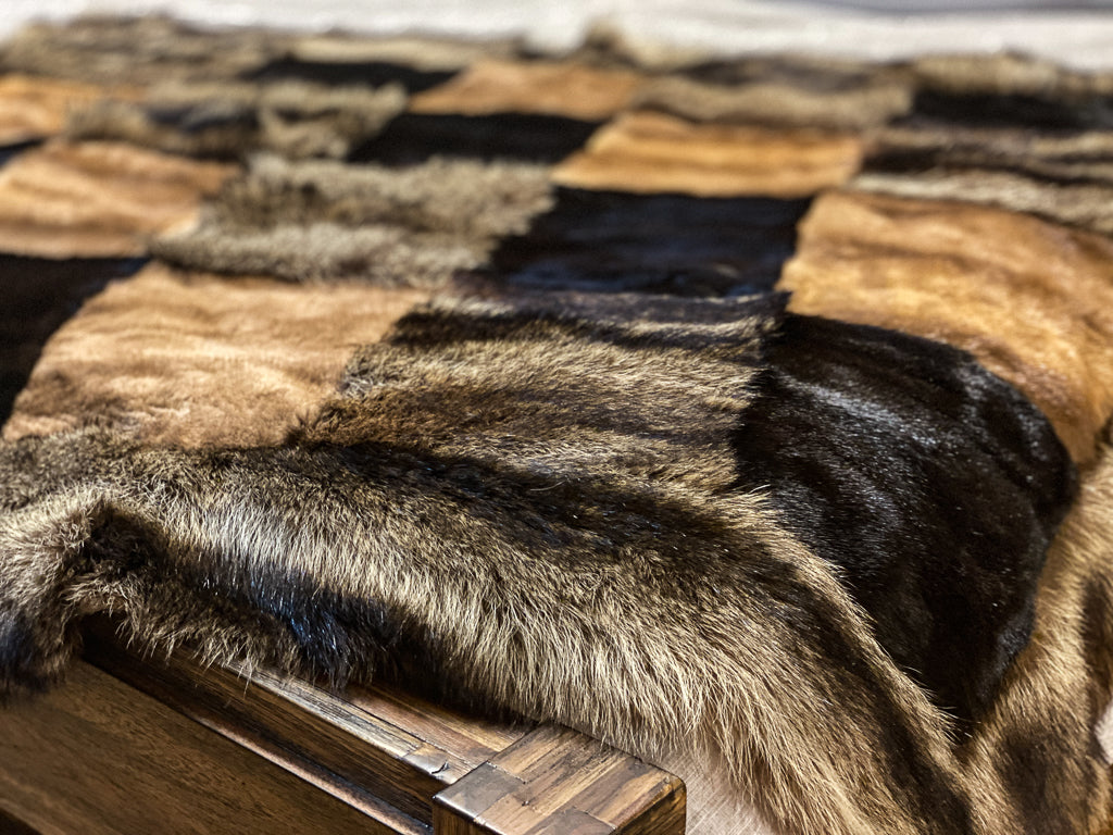 Presale-Recycled Fur Blanket