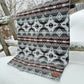 Couverture - Jeté en laine à motif boho aztèque