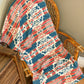 Couverture - Jeté en laine à motif boho aztèque- Petit Format