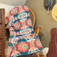 Couverture - Jeté en laine à motif boho aztèque- Petit Format