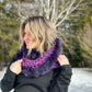 Foulard avec fourrure recyclée