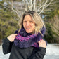 Foulard avec fourrure recyclée