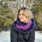 Foulard avec fourrure recyclée