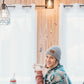 Couverture - Jeté en laine à motif boho aztèque