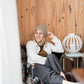 Couverture - Jeté en laine à motif boho aztèque