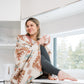 Couverture - Jeté en laine à motif boho aztèque