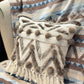 Cushion with recycled fur