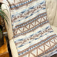 Couverture - Jeté en laine à motif boho aztèque