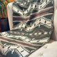 Couverture - Jeté en laine à motif boho aztèque