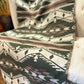 Couverture - Jeté en laine à motif boho aztèque