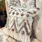 Cushion with recycled fur