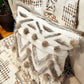 Cushion with recycled fur