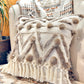 Cushion with recycled fur