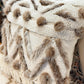 Cushion with recycled fur