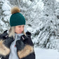 Ensemble Mitaines et Tuque avec pompon