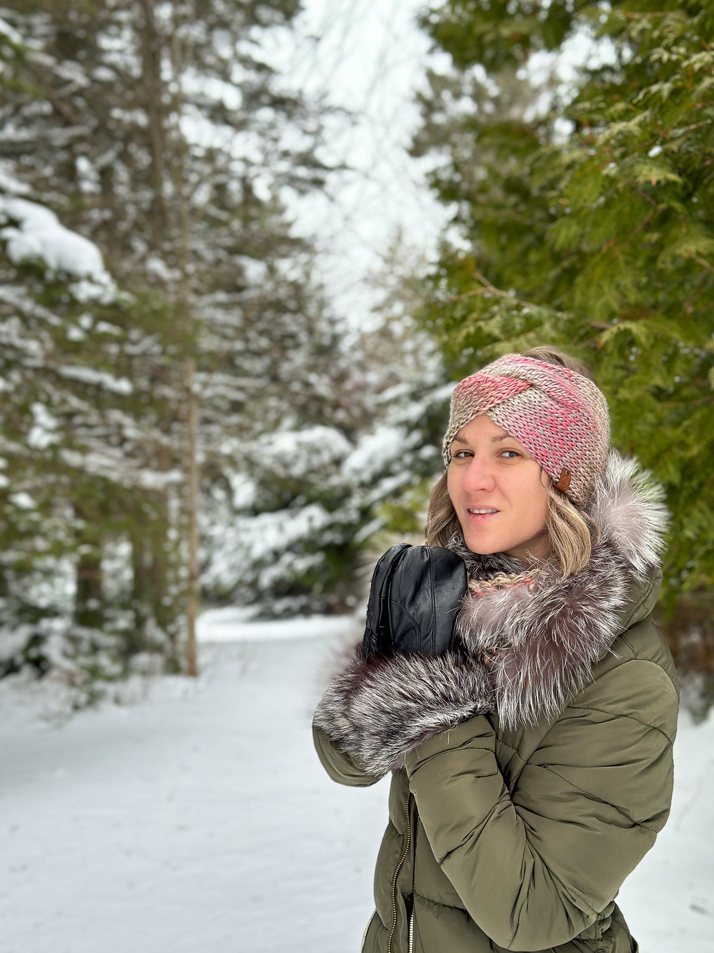 Ensemble Foulard, Bandeau et Mitaines