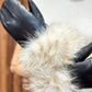Cache-oreilles en fourrure recyclée, Renard et coyote