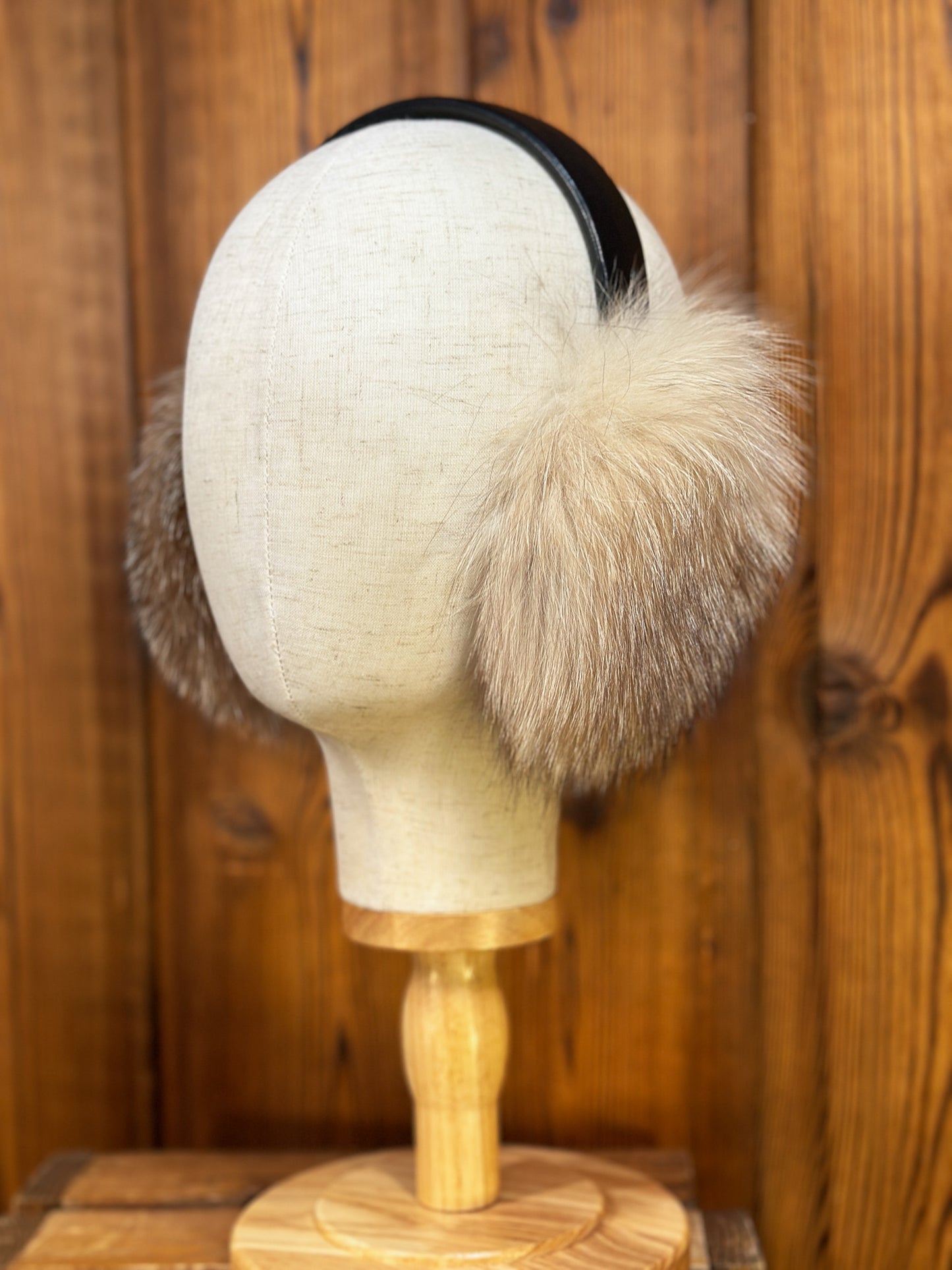 Cache-Oreilles en fourrure recyclée