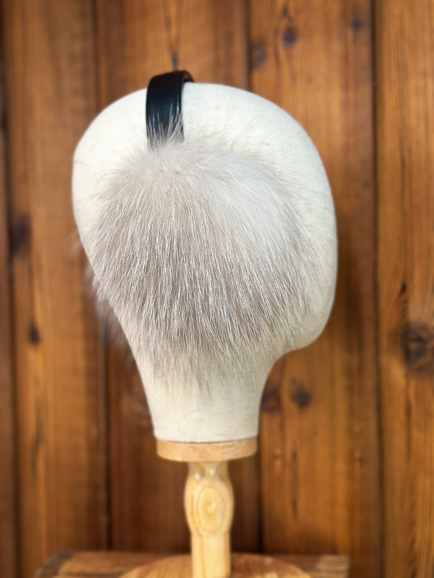 Cache-oreilles en fourrure recyclée, Renard