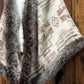Shawl with fur