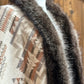 Shawl with fur