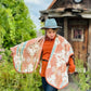 Châle bohème réversible