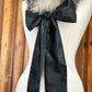 Foulard tout en fourrure 2 couleurs avec boucle