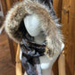 Foulard à capuchon amovible et réversible Gris et noir