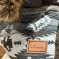 Foulard à capuchon amovible et réversible Gris et noir