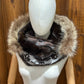 Foulard à capuchon amovible et réversible Gris et noir