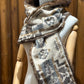 Foulard à capuchon amovible et réversible Beige et mauve