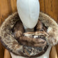 Foulard à capuchon amovible et réversible Beige et mauve