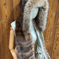 Foulard à capuchon amovible et réversible Vert et beige