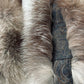 Foulard tout en fourrure avec boucle