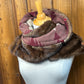 Foulard à capuchon amovible et réversible