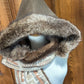 Foulard à capuchon amovible et réversible, Beige
