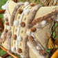 Coussin Bohème et fourrure recyclés - 18x18