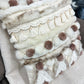 Cushion with recycled fur