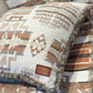 Coussin avec fourrure recyclée - 18x18