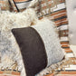 Coussin avec fourrure recyclée - 16x16