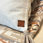 Cushion with recycled fur