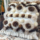Cushion with recycled fur