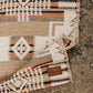 Couverture - Jeté en laine à motif boho aztèque