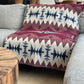 Couverture - Jeté en laine à motif boho aztèque