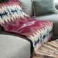 Couverture - Jeté en laine à motif boho aztèque