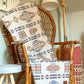 Couverture - Jeté en laine à motif boho aztèque