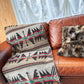 Couverture - Jeté en laine à motif boho aztèque